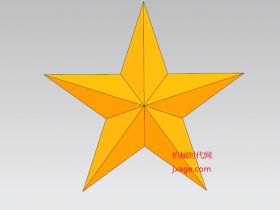 NX建模（24）:NX如何一步画出立体五角星？