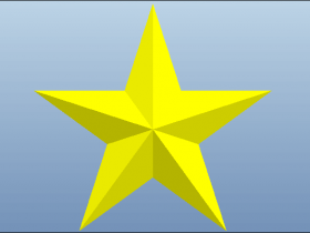 Proe曲面建模（8）：一步创建五角星