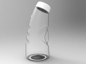 Creo如何创建塑料瓶？