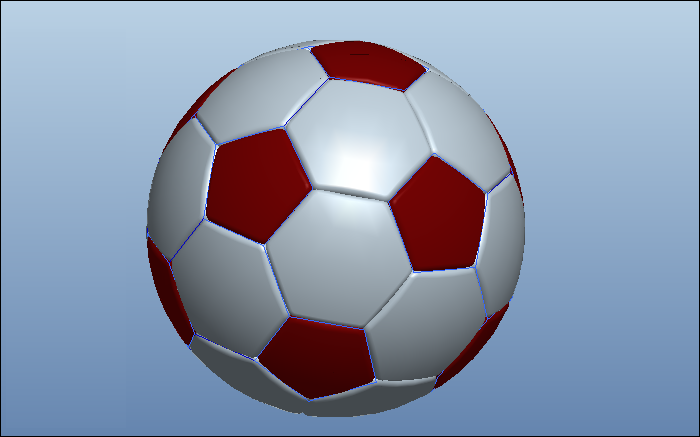 Proe三维建模（6）：足球