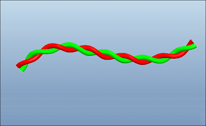 Proe三维建模（7）：双绞线