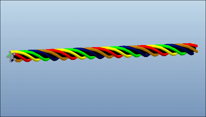 Proe三维建模（11）：多绞线