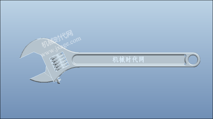 Proe活动扳手仿真