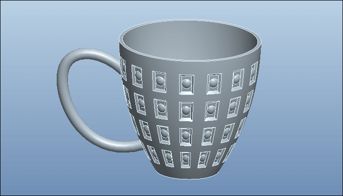 Proe三维建模（18）：精美的杯子