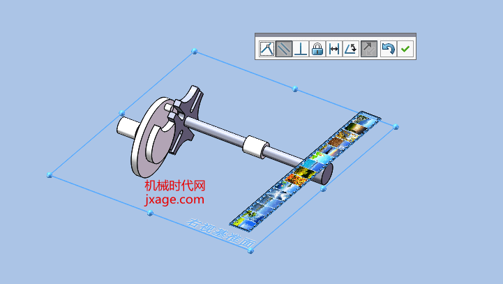 SolidWorks电影抓片机构仿真