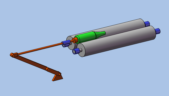 SolidWorks洗瓶机构运动仿真
