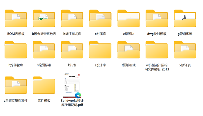 SolidWorks模板和设计库下载