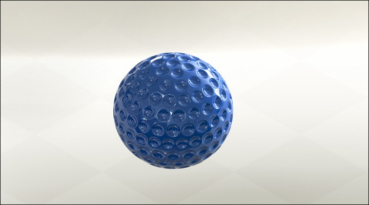 SolidWorks建模练习（12）：高尔夫球