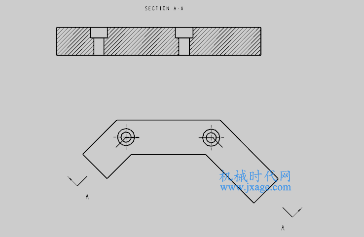 NX制图（9）：工程图模块之创建展开的点和角度剖视图