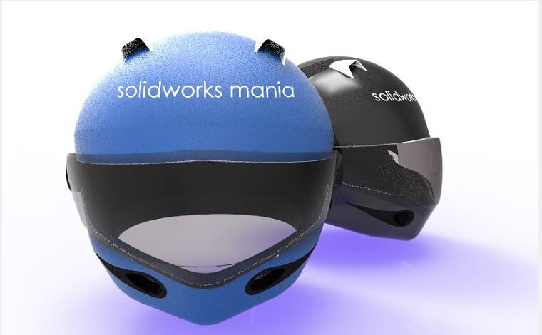 SolidWorks头盔模型下载
