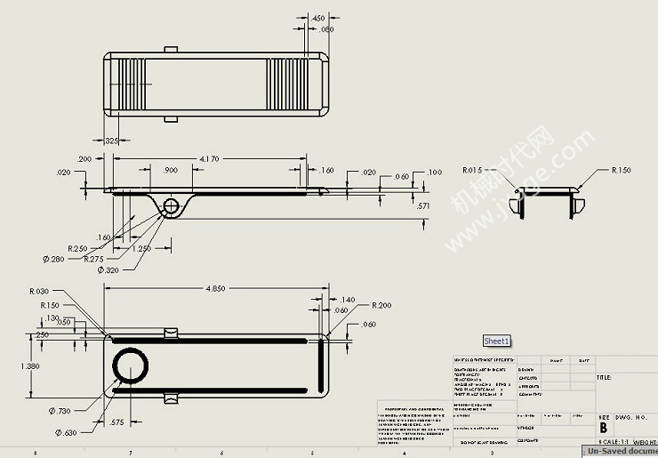 如何使用SolidWorks自动排列尺寸将尺寸对齐？