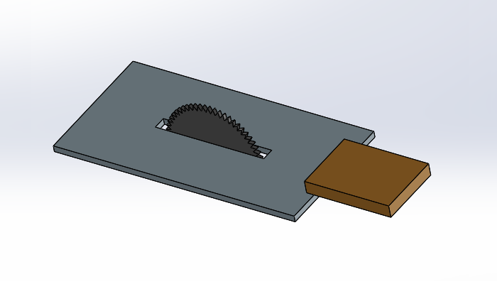 SolidWorks动画教程（7）：台锯切割运动动画