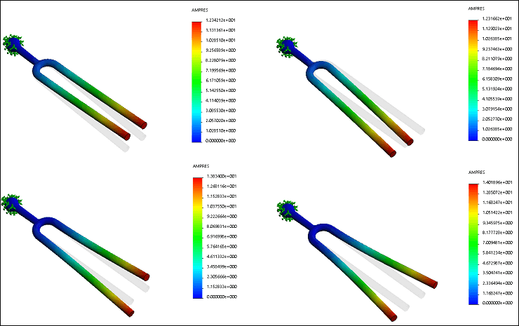 SolidWorks Simulation 有限元分析实例练习（23）：频率分析