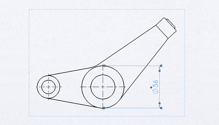 SolidWorks如何将直径尺寸转换为线性尺寸？