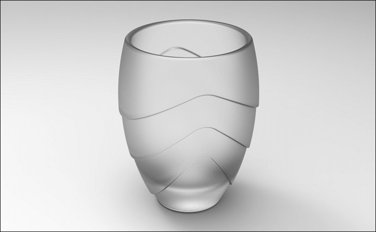SolidWorks建模练习（16）：玻璃花瓶