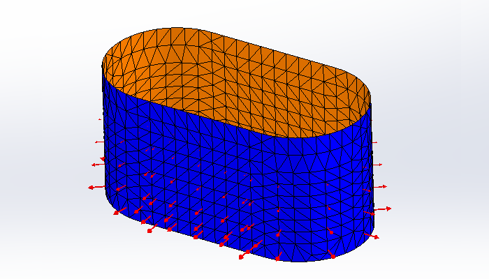SolidWorks Simulation 有限元分析实例练习（28）：非均匀压力