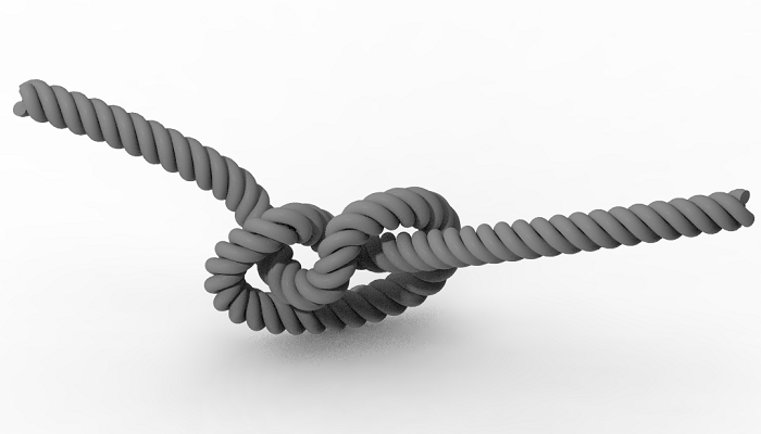 Creo三维建模（40）：绳结