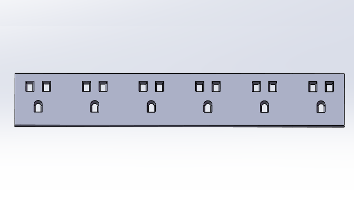 SolidWorks线性阵列小技巧：完美对称