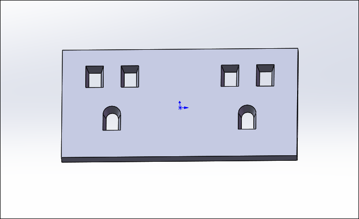 SolidWorks线性阵列小技巧：完美对称