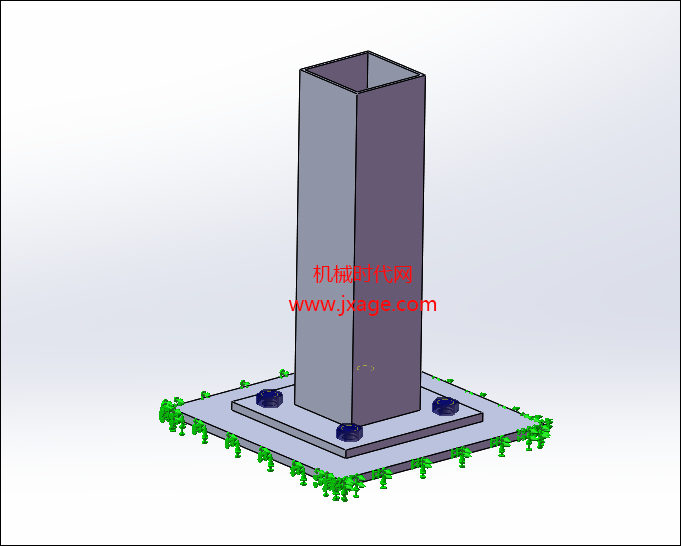 SolidWorks Simulation 有限元分析实例练习（30）：如何估算所需的螺栓强度？