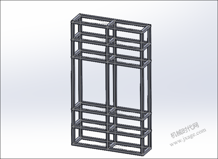 如何通过SOLIDWORKS网格系统创建框架结构？