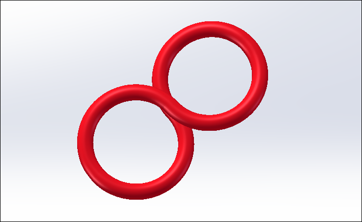 SolidWorks建模练习（28）：8字