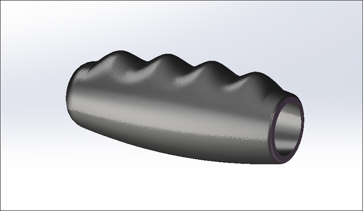 SolidWorks建模练习（32）：创建把手