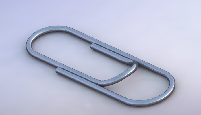 SolidWorks建模练习（45）：回形针