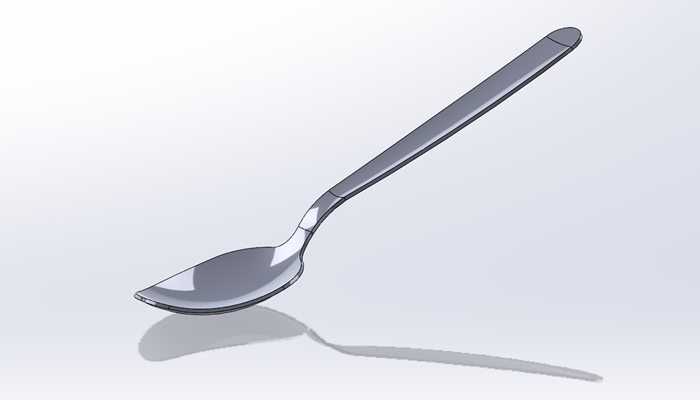 SolidWorks建模练习（42）：勺子