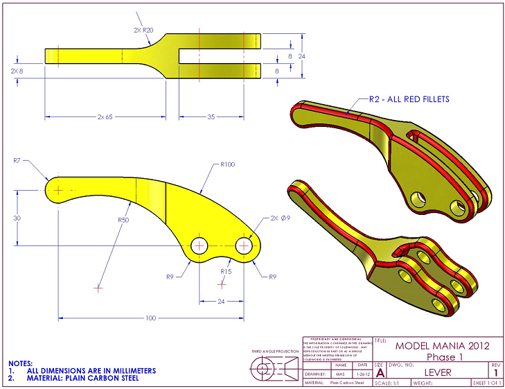 SolidWorks 42道练习题下载