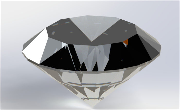 SolidWorks建模练习（36）：钻石