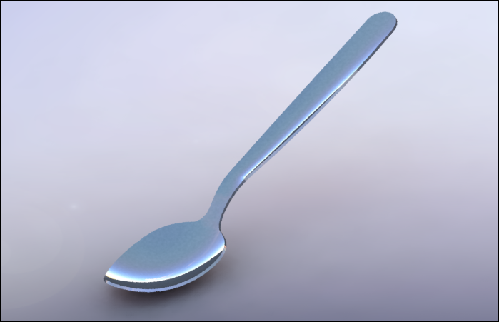 SolidWorks建模练习（42）：勺子