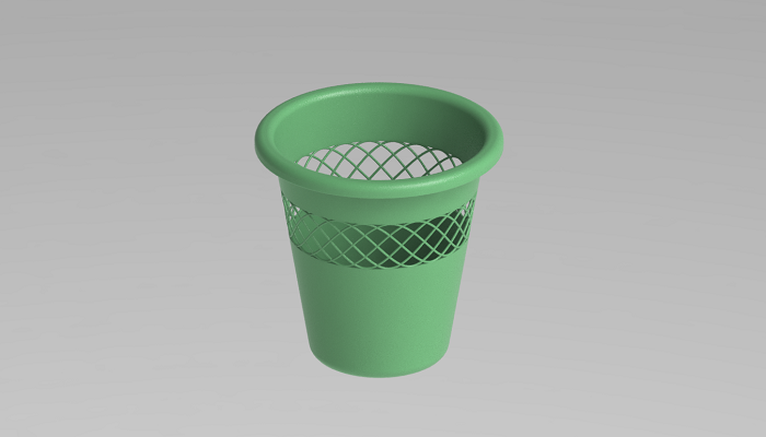 SolidWorks建模练习（49）：垃圾筐