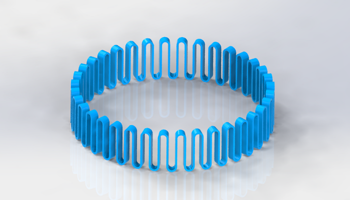 SolidWorks建模练习（48）：曲线弹性骨架