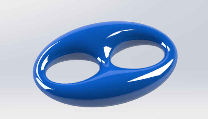 SolidWorks建模练习（47）：8字环