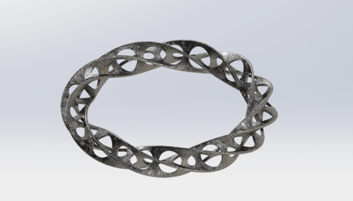 SolidWorks建模练习（74）：交错手环