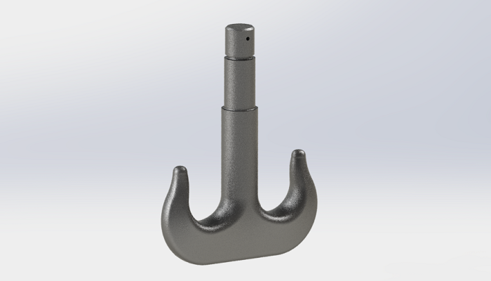 SolidWorks建模练习（66）：吊钩