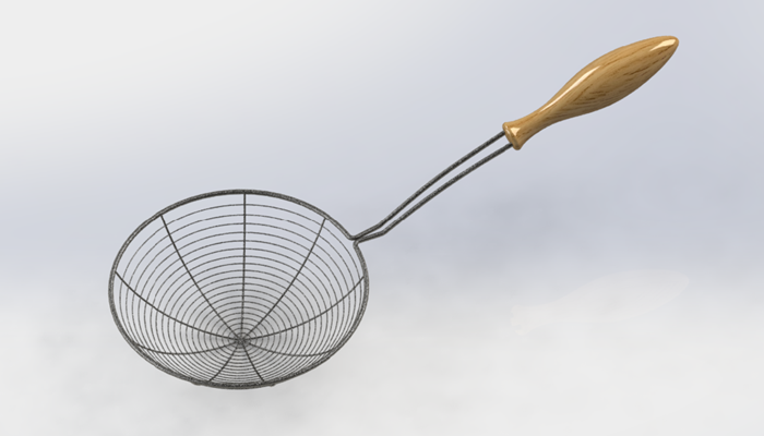 SolidWorks建模练习（62）：笊篱
