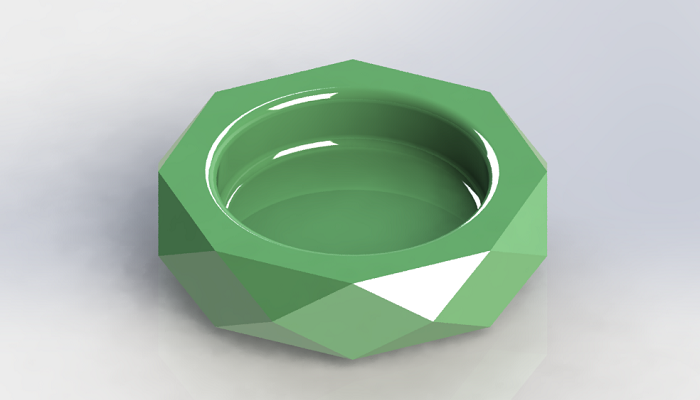 SolidWorks建模练习（104）：烟灰缸