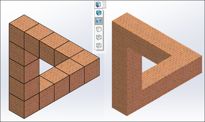 SolidWorks阵列如何去掉分割线?