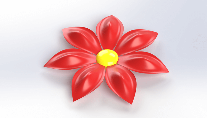 SolidWorks建模练习（113）：花瓣