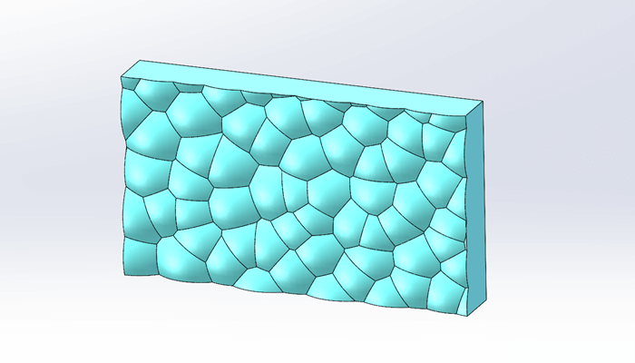 SolidWorks建模练习（120）：水立方外墙