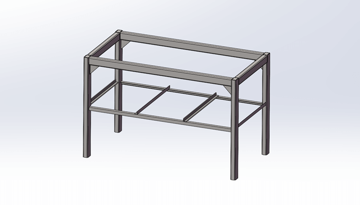 SOLIDWORKS焊件设计（1）：操作台